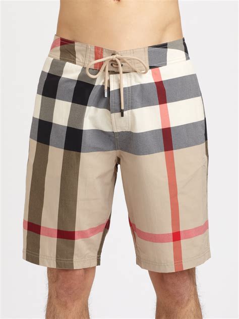 mens replica burberry swim trunks|burberry swim shorts men's sale.